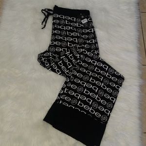 BEBE Sleepwear Pants NWT L